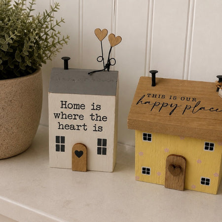 Set of two houses 12cm 9cm