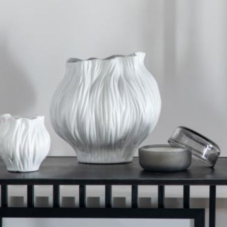 Flora textured vase 11cm
