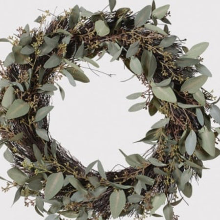 Eucalyptus Seeded Wreath 50cm