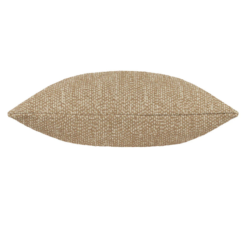 Tiona Toffee/Natural Weaved Texture Boucle textured Cushion 50x50cm