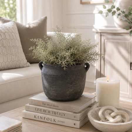 Amalfi textured hydria pot plant pot
