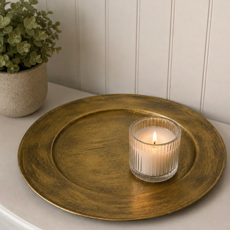 Gold brass flat tray 3 sizes