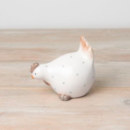 Dotty ceramic chicken