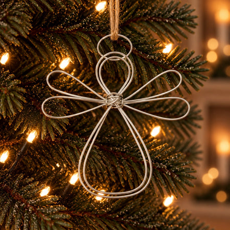 Large outline hanging angel