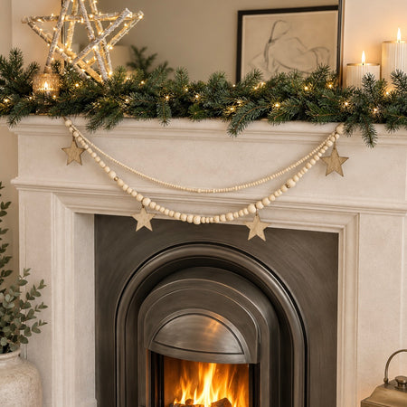 Beaded Star Garland