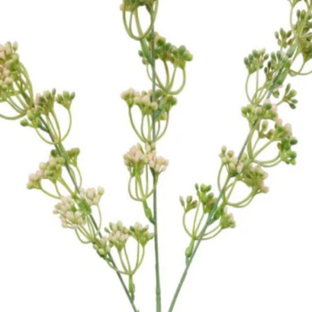 Pale soft pink summer berry spray stem 60cm