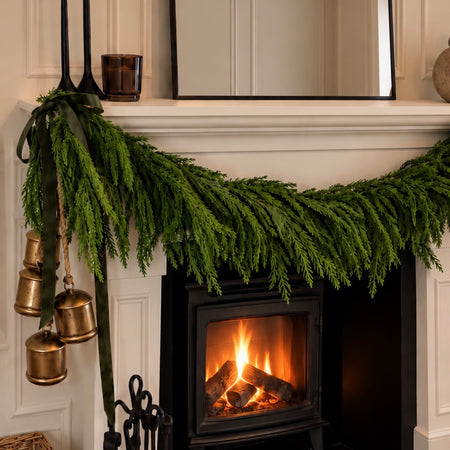 Premium extra full weeping Norfolk garland 175cm
