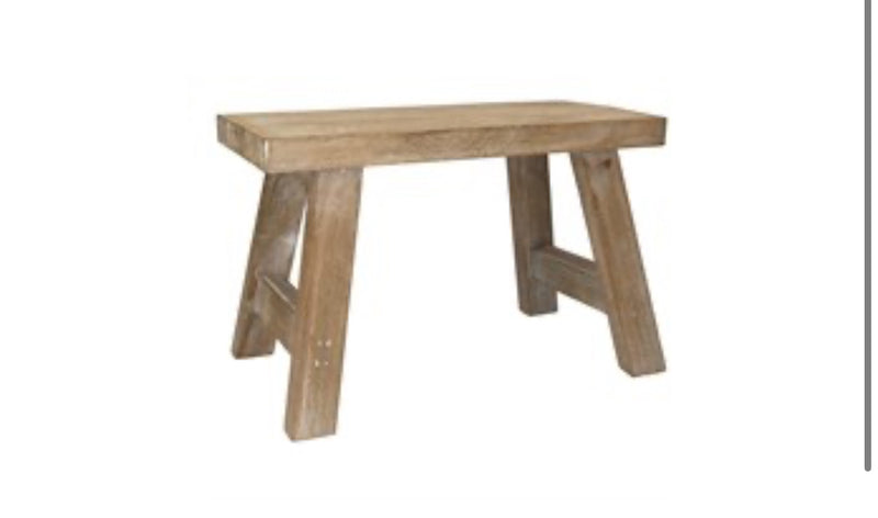 Decorative wooden bench two sizes