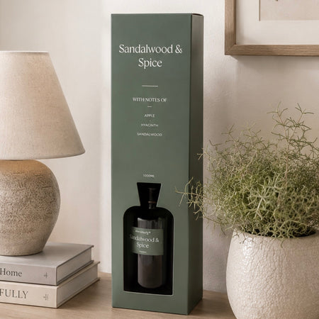 Extra Large Sandalwood & Spice Glass Diffuser 1000ml