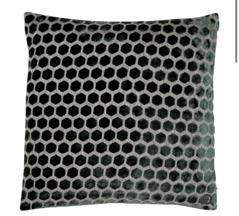 Pine dark Green Jorvik luxury cushion 43x43cm & 56x56cm