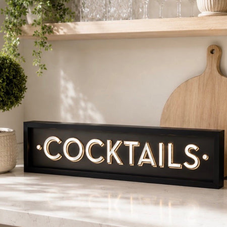Store seconds cocktail sign