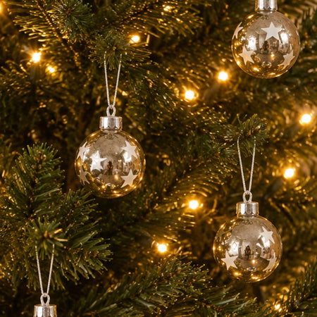 Small glass star hanging decoration
