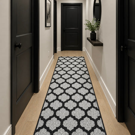 Store seconds charcoal runner rug door mat 150x67cm