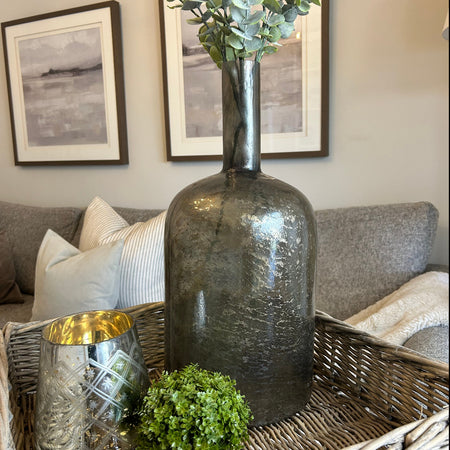 Bronze tall vase store seconds
