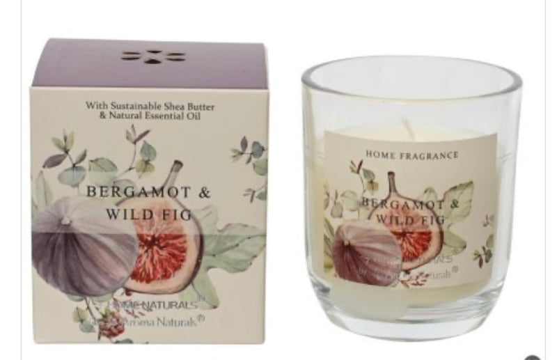 Beautiful Glass Filled Boxed Fragrance Candles