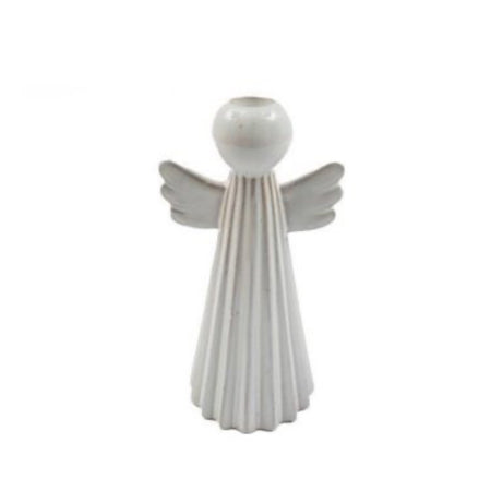 Ceramic angel candle holder