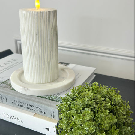 Marble Candle Plate