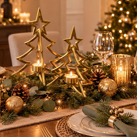 Christmas tree candle holder 2 sizes