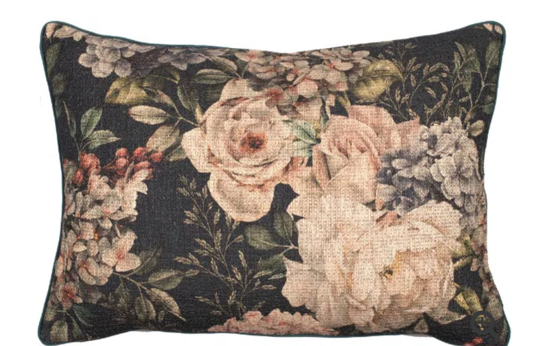 Vintage floral large cushion 40x60