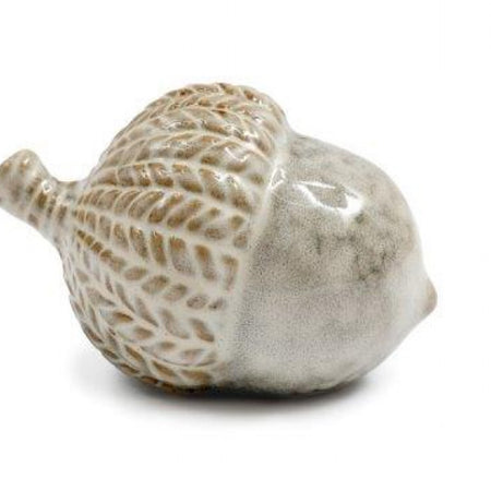 Ceramic acorn decoration 12cm