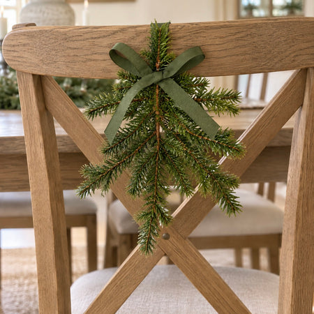 Hanging pine star snowflake decoration