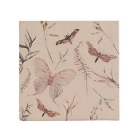 Pack of 20 pretty insect napkins