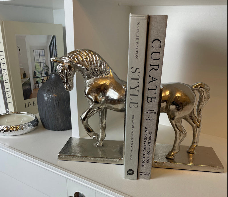 Set of horse bookends