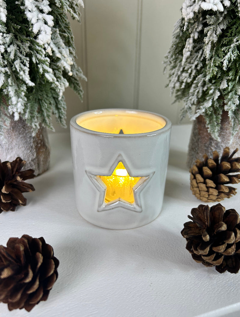 Heart Star Tea Light Candle Holder, 2 Styles