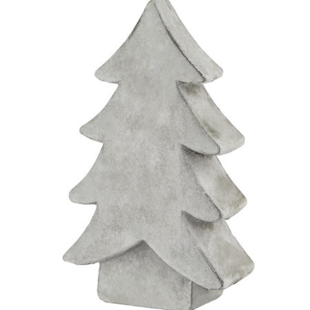 Stone rustic cement Standing chunky Christmas Tree 2 Sizes
