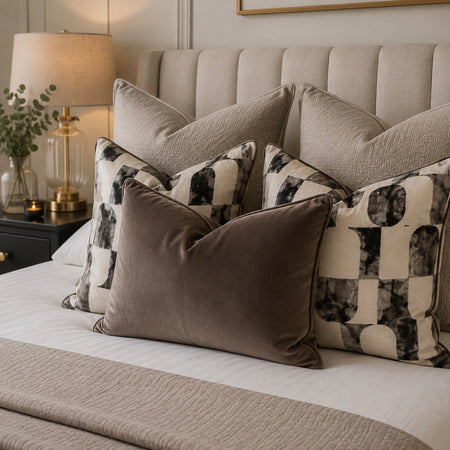 Truffle Brown oblong rectangular cushion 43cmx50cm