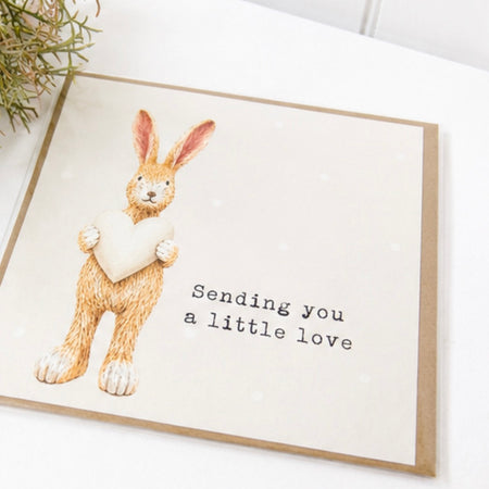 Sending A Little Love Cute Greeting Card