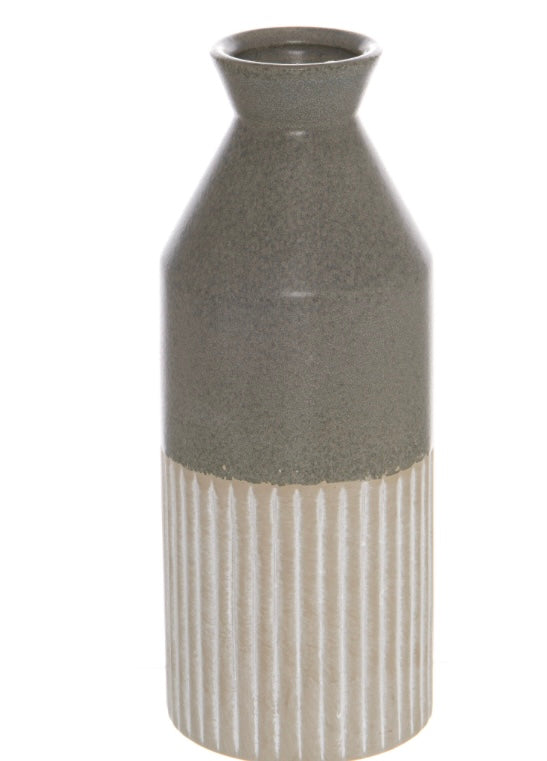 Medium Two Tone Eclipse Bottle Neck Vase