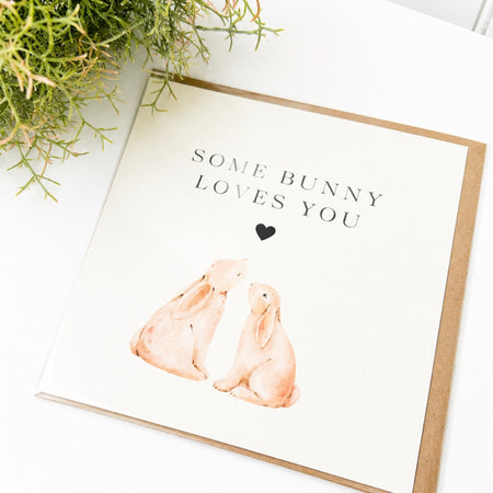 ‘Some Bunny Loves You’ Greeting Card