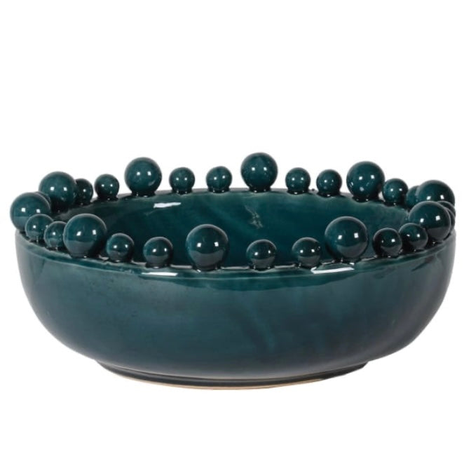 Teal round Bobble Bowl