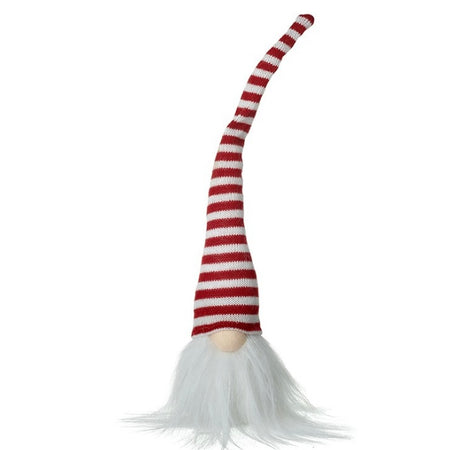 Gonk With Red & White Striped Hat no legs long tall hat