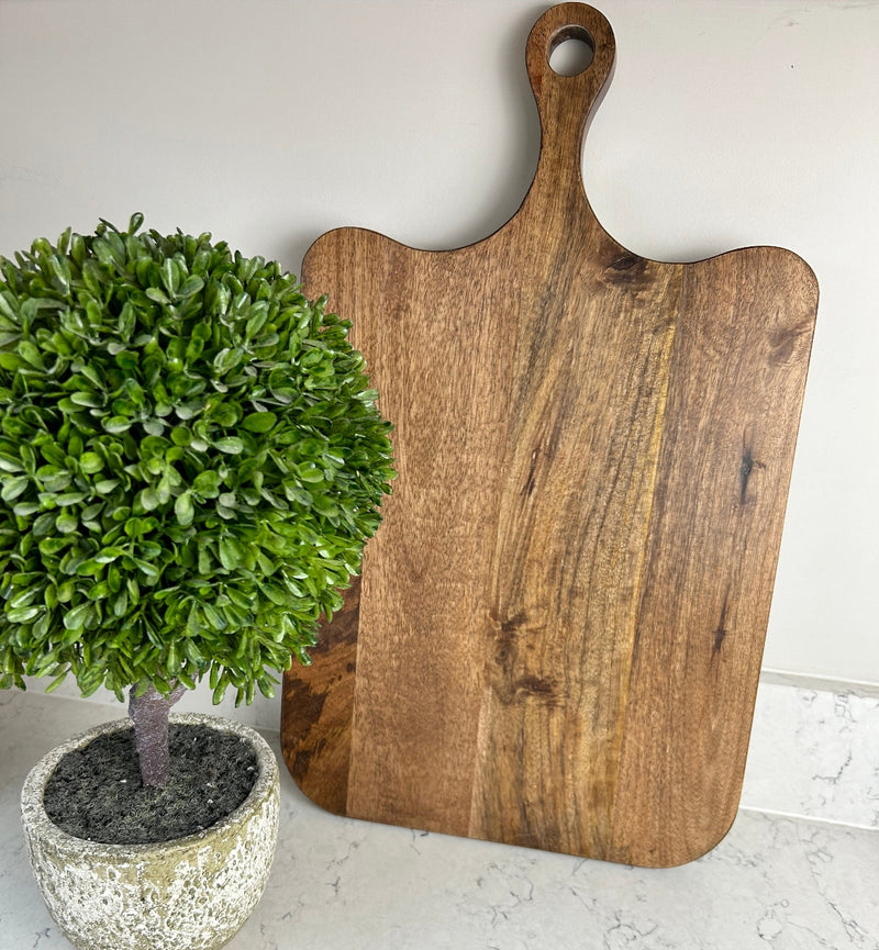 Large Wooden Rectangular shaped Serving Chopping Board 50cm