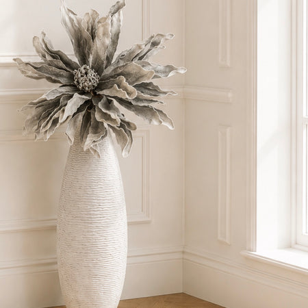 Large charcoal grey Dahlia stem flower 80cm