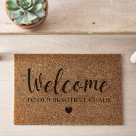 Welcome to our beautiful chaos door mat rug 60x40