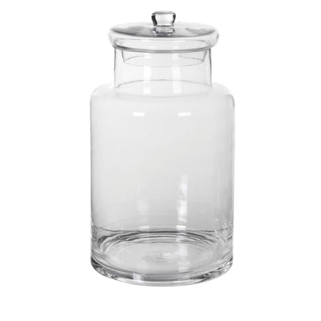 Extra large glass lidded jar