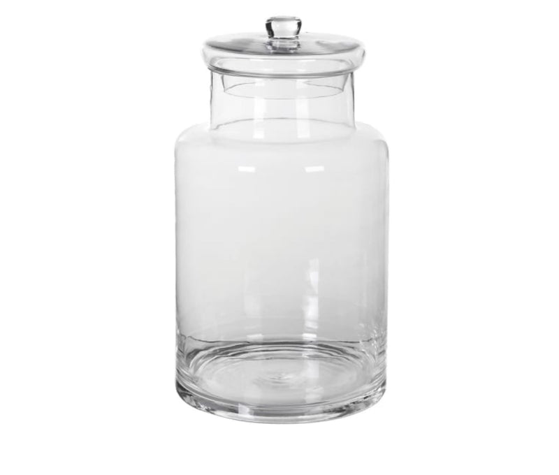 Extra large glass lidded jar