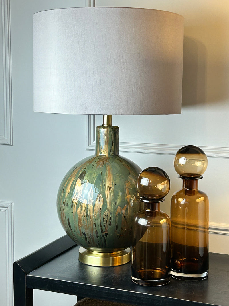 Store seconds Taupe Faux Silk Shade