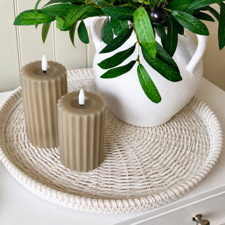 Round woven tray plate 40cm