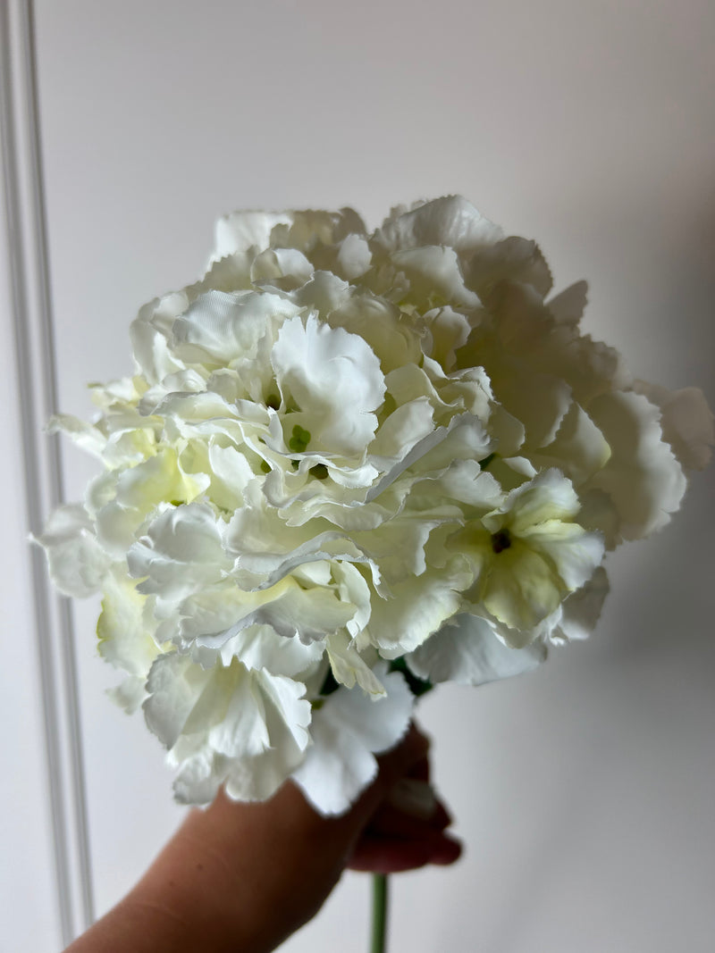 Cream off white French Hydrangea 54cm