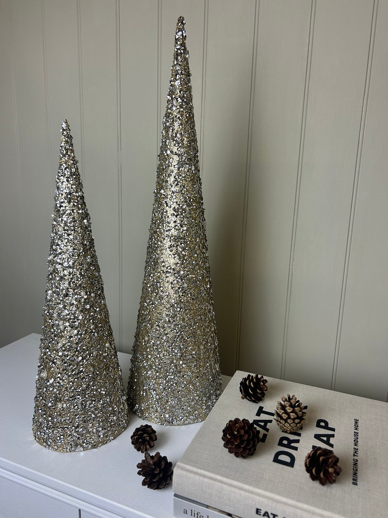 Reactive glaze mushroom ornament 2 sizes