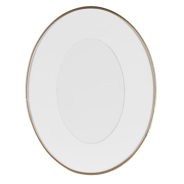 Delicate Gold Oval Photo Frame