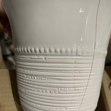 Store Seconds White urn style vase