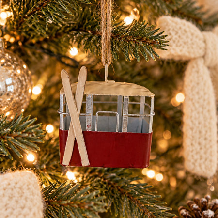 VAL D'ISERE CABLE GONDOLA ski hanging decoration