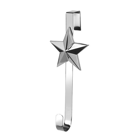 Silver Metal Over Door Wreath Hook