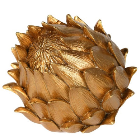 Gold Protea head ornament