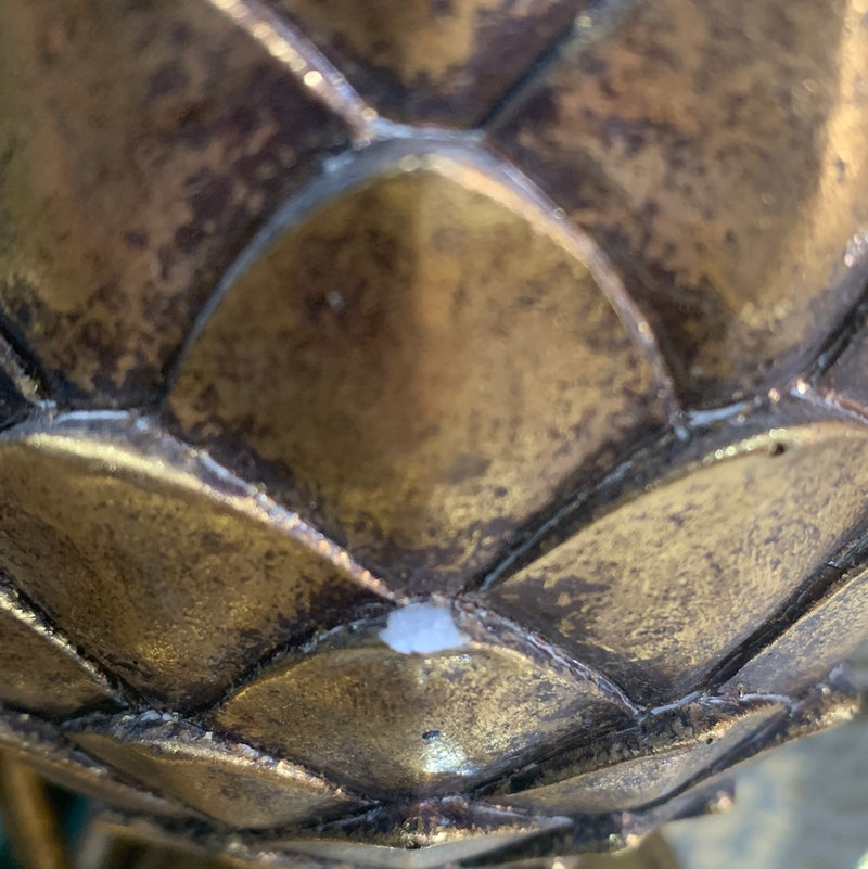 Gold Artichoke with lid